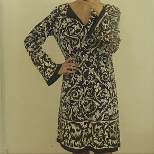 Nicole Miller Purple Silk Dress P